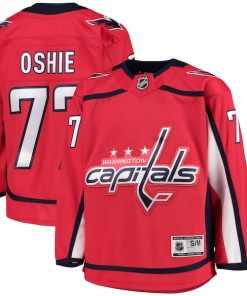 TJ Oshie Washington Capitals Youth Home Premier Jersey - Red