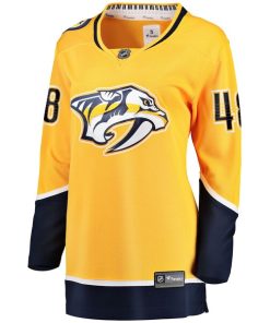 Alternative view of Nick Perbix Nashville Predators  Women's Home Breakaway Jersey - Gold