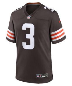 Alternative view of Jerry Jeudy Cleveland Browns Nike  Game Jersey -  Brown