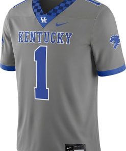 Alternative view of #1 Kentucky Wildcats Nike Alternate Game Jersey - Grey