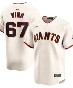 Keaton Winn San Francisco Giants Nike Home Limited Player Jersey - Cream/Gray