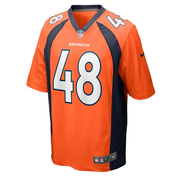 Mitchell Fraboni Denver Broncos Nike Team Game Jersey - Orange - Image 2