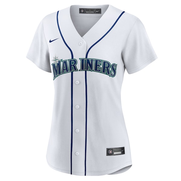 Seattle Mariners Nike Women's Home Replica Team Jersey - White - Image 2