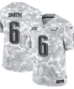 DeVonta Smith Philadelphia Eagles Nike 2024 Salute to Service Limited Jersey - Arctic Camo
