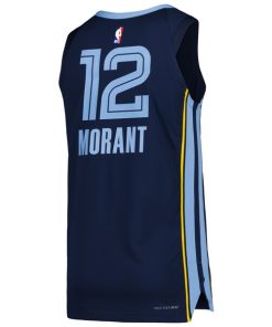 Alternative view of Ja Morant Memphis Grizzlies Nike Authentic Jersey - Association Edition - Navy
