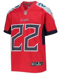 Alternative view of Derrick Henry Tennessee Titans Nike Youth Inverted Team Game Jersey - Red