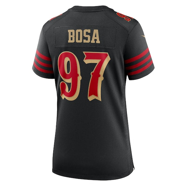 Nick Bosa San Francisco 49ers Nike Women's 2025 Rivalries Collection Game Jersey - Black - Image 3