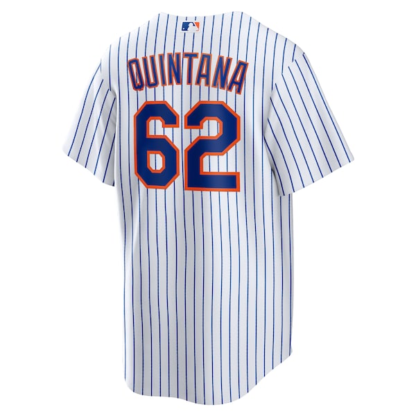 Jos¨¦ Quintana New York Mets Nike Home Replica Player Jersey - White - Image 3
