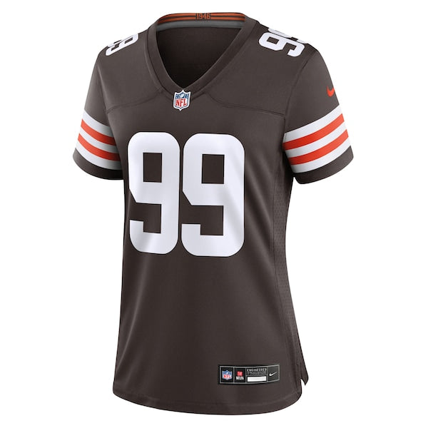 Cameron Thomas Cleveland Browns Nike Women's Team Game Jersey - Brown - Image 2