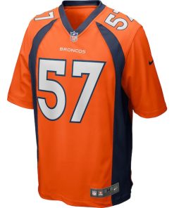 Alternative view of Tom Jackson Denver Broncos Nike Game Retired Player Jersey - Orange