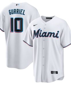 Yuli Gurriel Miami Marlins Nike Replica Player Jersey - White