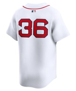 Alternative view of Triston Casas Boston Red Sox Nike Home Limited Player Jersey - White