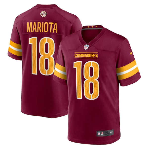 Marcus Mariota Washington Commanders Nike Game Jersey - Burgundy