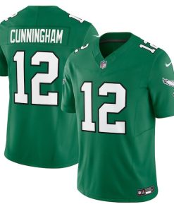 Randall Cunningham Philadelphia Eagles Nike Alternate Vapor F.U.S.E. Limited Jersey - Kelly Green