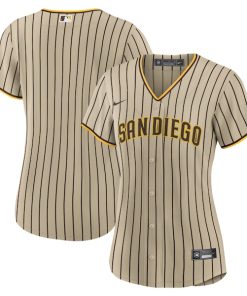 San Diego Padres Nike Women's Alternate Replica Team Jersey - Tan