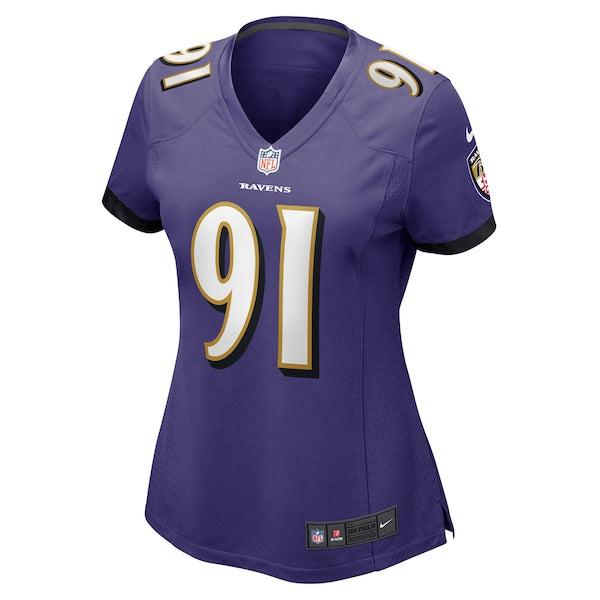 Rayshad Nichols Baltimore Ravens Nike Women's Game Player Jersey - Purple - Image 2
