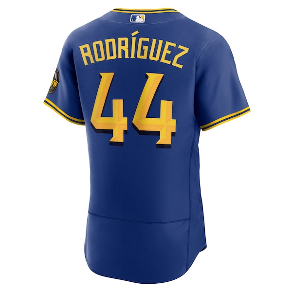 Julio Rodr¨ªguez Seattle Mariners Nike City Connect Authentic Player Jersey - Royal - Image 3