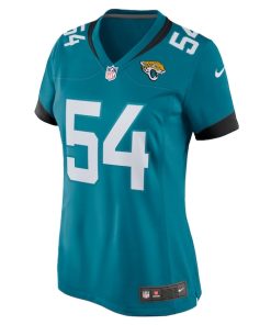 Alternative view of DJ Coleman Jacksonville Jaguars Nike Women's  Game Jersey -  Teal
