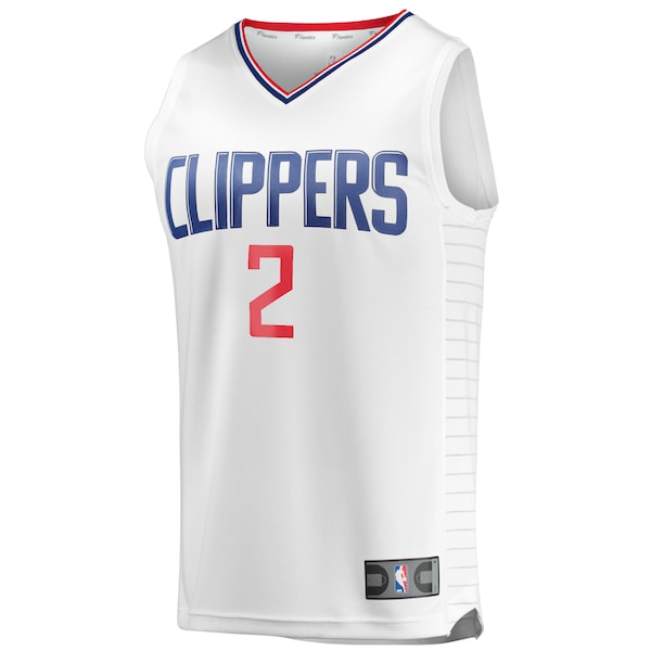 Kawhi Leonard LA Clippers Fast Break Replica Jersey White - Association Edition - Image 2