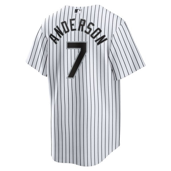 Tim Anderson Chicago White Sox Nike Home Replica Player Jersey - White - Image 3