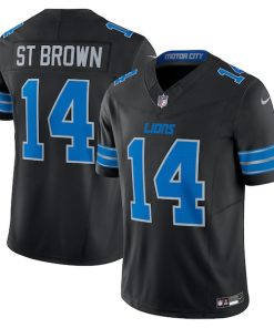Amon-Ra St. Brown Detroit Lions Nike 2nd Alternate Vapor F.U.S.E. Limited Jersey - Black