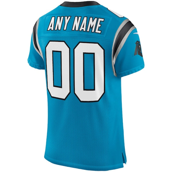 Carolina Panthers Nike Classic Elite Custom Jersey - Blue - Image 3