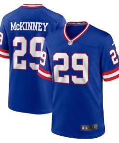 Xavier McKinney New York Giants Nike Classic Player Game Jersey - Royal/White