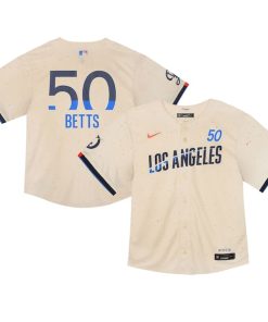 Mookie Betts Los Angeles Dodgers Nike Toddler 2024 City Connect Limited Player Jersey - Cream