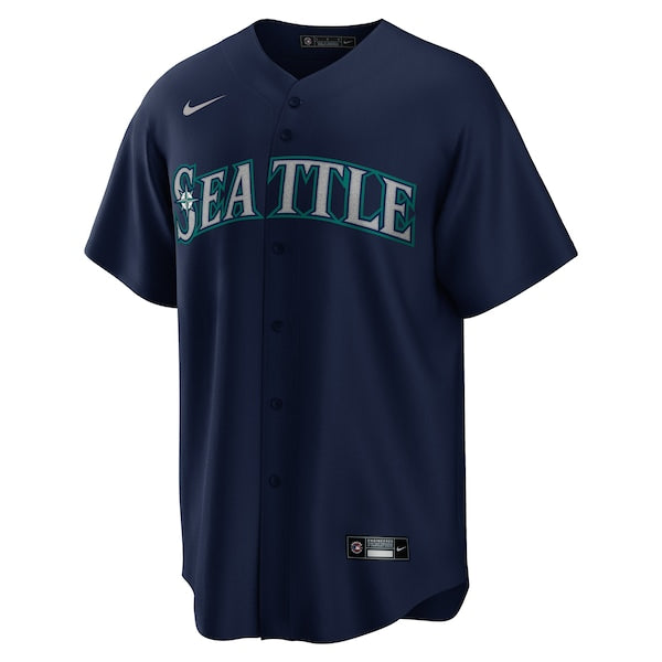 Seattle Mariners Nike Alternate Replica Team Jersey - Navy - Image 2