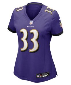 Alternative view of Tyler Loop Baltimore Ravens Nike Women's Team Game Jersey -  Purple