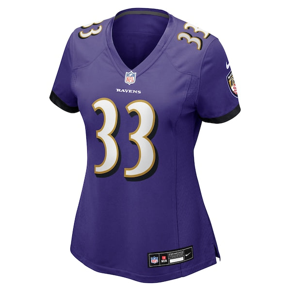Tyler Loop Baltimore Ravens Nike Women's Team Game Jersey - Purple - Image 2