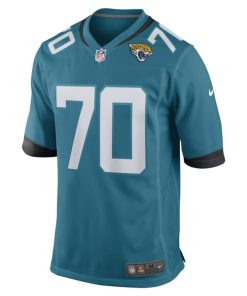 Alternative view of Cole Van Lanen Jacksonville Jaguars Nike Game Player Jersey - Teal