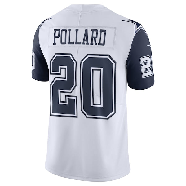 Tony Pollard Dallas Cowboys Nike Vapor Limited Jersey - White - Image 3