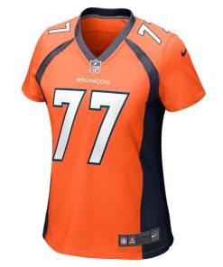 Alternative view of Quinn Meinerz Denver Broncos Nike Women's Game Jersey - Orange