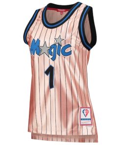 Alternative view of Penny Hardaway Orlando Magic Women's 75th Anniversary Rose Gold 1993 Swingman Jersey - Pink