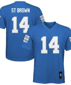 Amon-Ra St. Brown Detroit Lions Outerstuff Preschool Replica Player Jersey - Blue