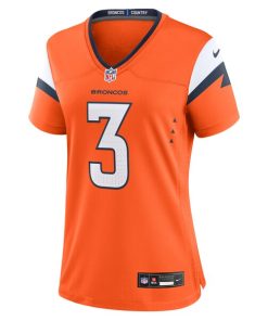 Alternative view of Wil Lutz Denver Broncos Nike Women's Team Game Jersey -  Orange