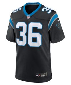 Alternative view of Demani Richardson Carolina Panthers Nike Team Game Jersey -  Black