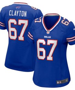 Travis Clayton Buffalo Bills Nike Women's Game Jersey -  Royal