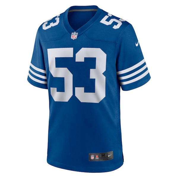 Shaquille Leonard Indianapolis Colts Nike Alternate Game Jersey - Royal/White - Image 3