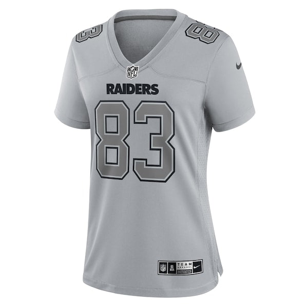 Darren Waller Las Vegas Raiders Nike Women's Atmosphere Fashion Game Jersey - Gray - Image 2