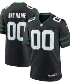 New York Jets Nike Alternate Custom Game Jersey - Legacy Black