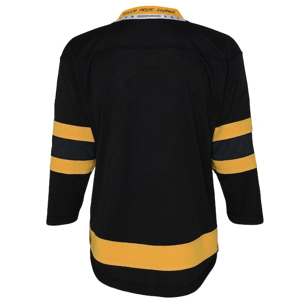 Toronto Maple Leafs Youth Alternate Replica Team Jersey - Black - Image 6