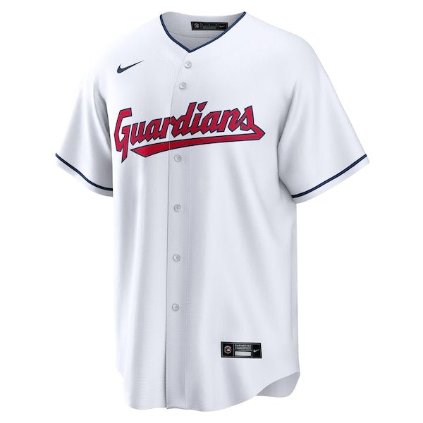 Cleveland Guardians Nike Replica Custom Jersey - White - Image 2