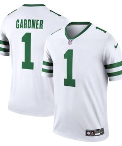 Sauce Gardner New York Jets Nike Alternate Legend Jersey - White/Green