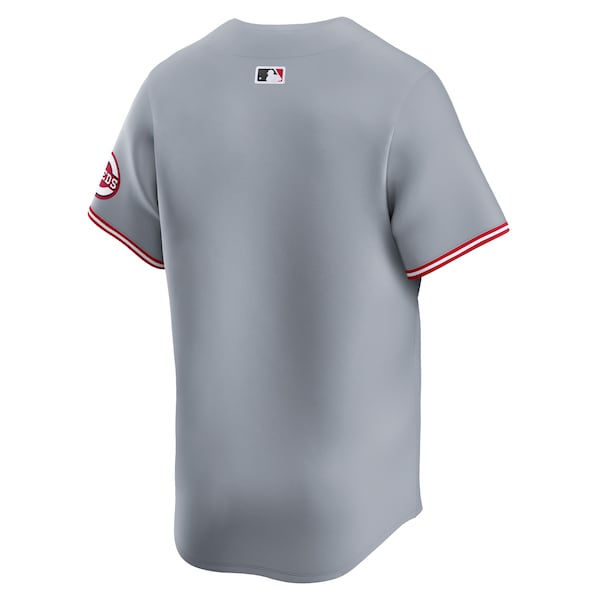 Cincinnati Reds Nike Away Limited Jersey - Gray - Image 3