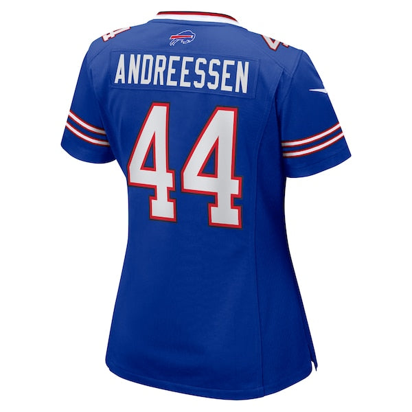 Joe Andreessen Buffalo Bills Nike Women's Game Jersey - Royal - Image 3