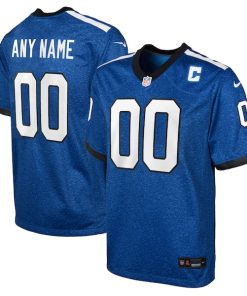 Indianapolis Colts Nike Youth Indiana Nights Alternate Custom Game Jersey - Blue
