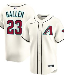 Zac Gallen Arizona Diamondbacks Nike Alternate Limited Player Jersey - Cream