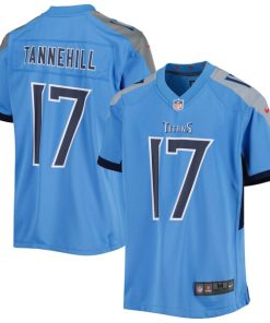 Ryan Tannehill Tennessee Titans Nike Youth Game Jersey - Light Blue/Navy